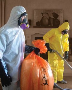 Professional biohazard and trauma cleaning service ensuring safe, discreet crime scene decontamination and hazardous waste removal.